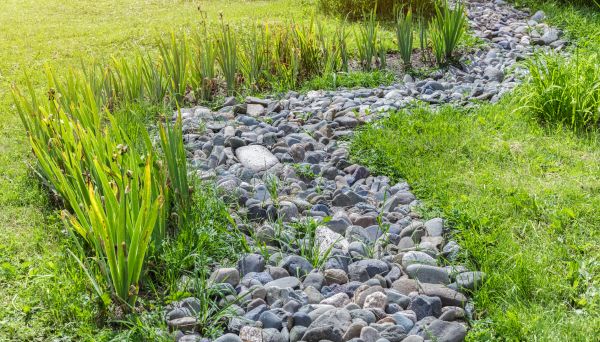 River Rock Garden Installation in Oakland